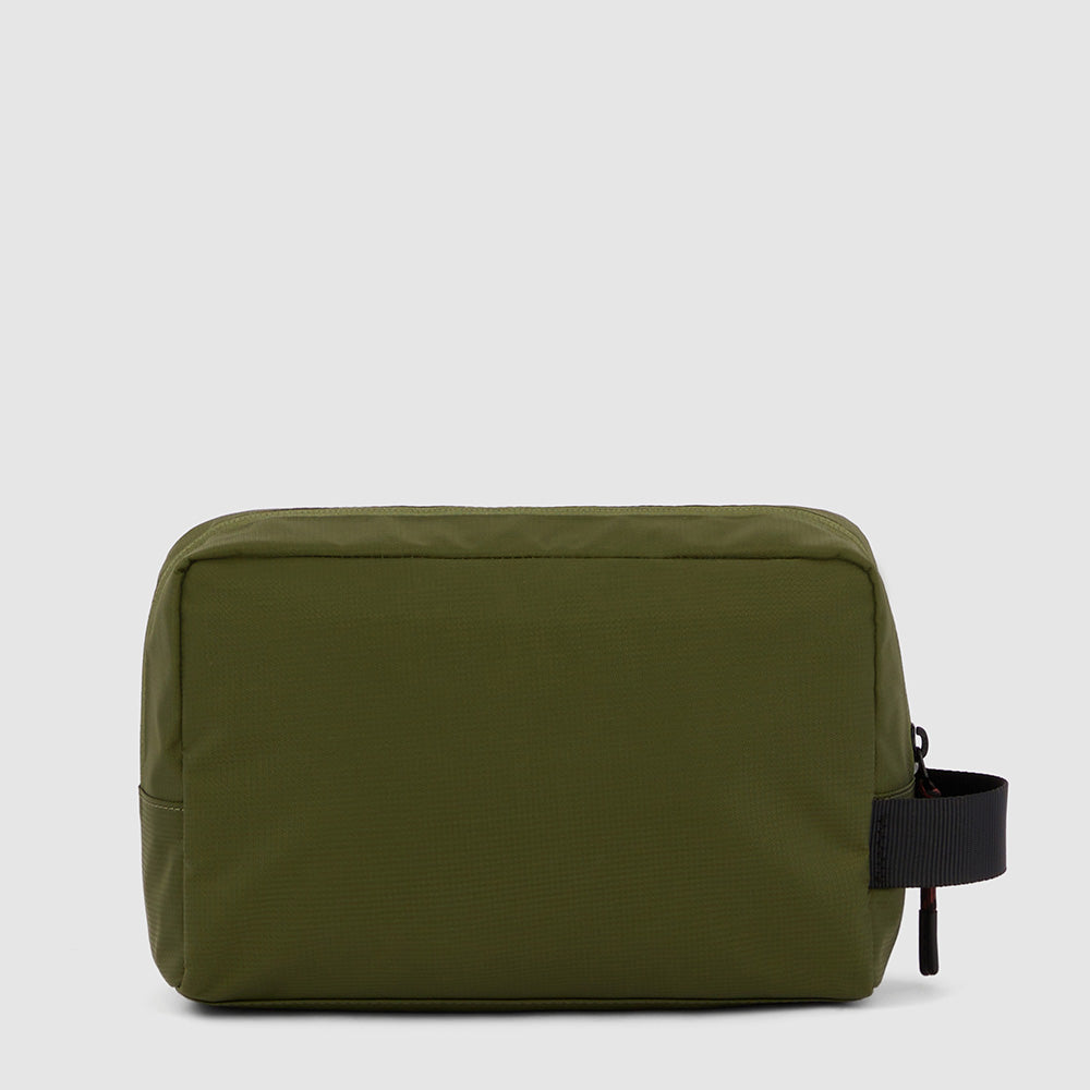 Piquadro Toiletry bag in recycled fabric Italia