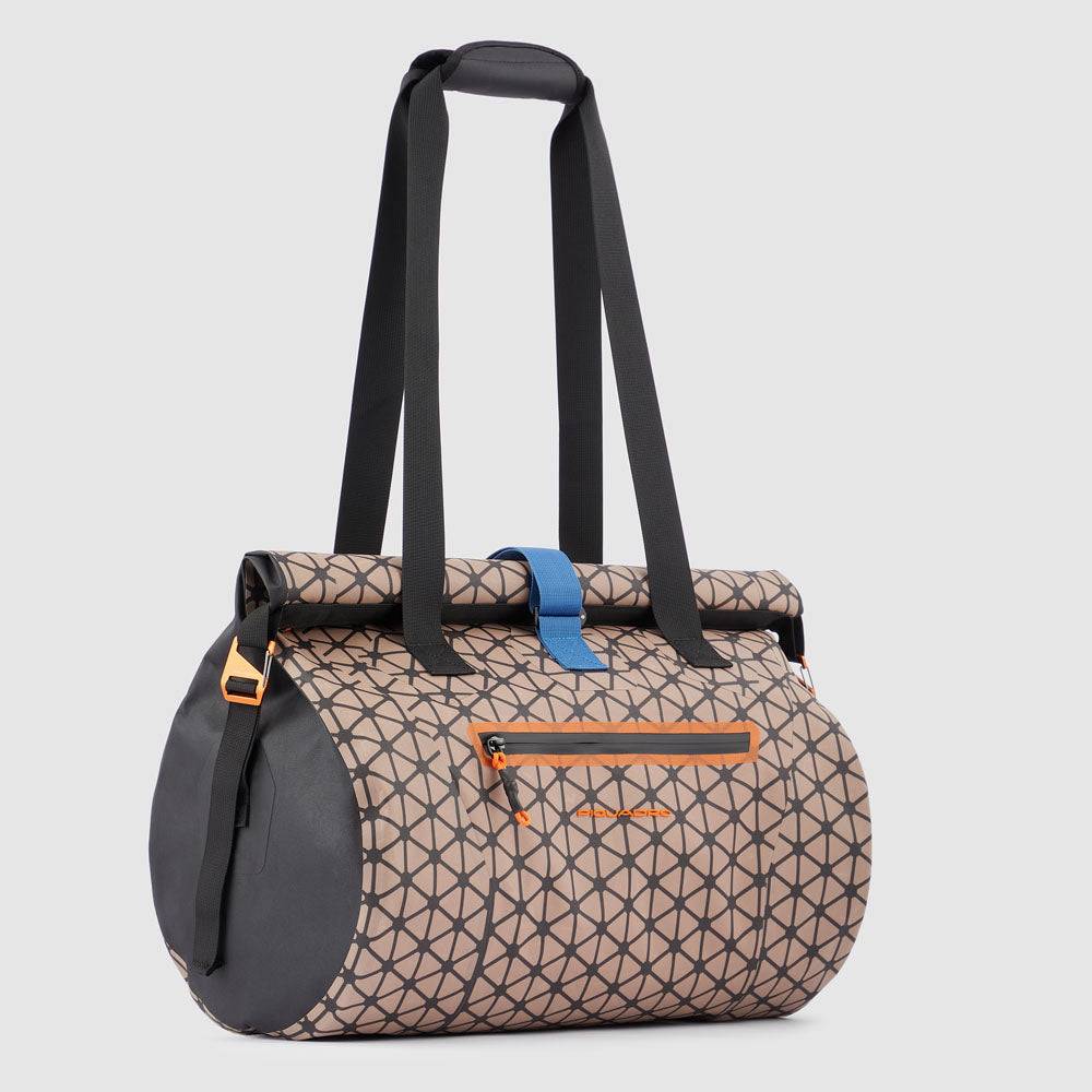 Piquadro waterproof duffel bag with latch roll top, 2025