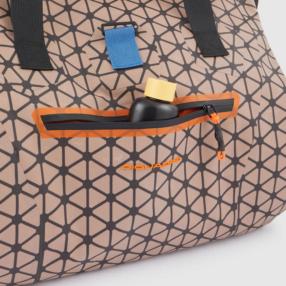 Piquadro waterproof duffel bag with latch roll top, 2025