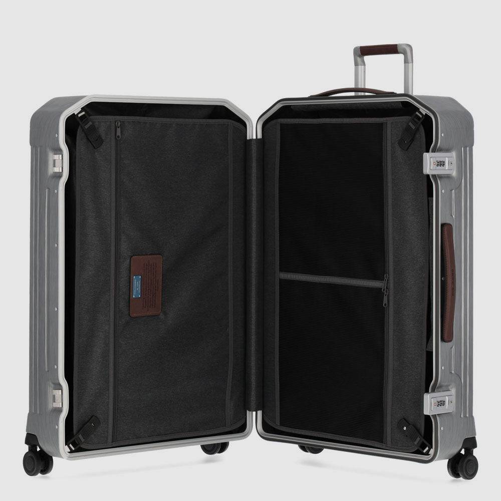 Piquadro Big size, hardside spinner with TSA lock In Linea