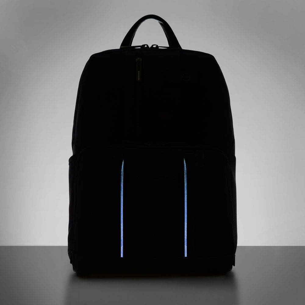 Piquadro Laptop and iPad® backpack in recycled fabric with Offerte