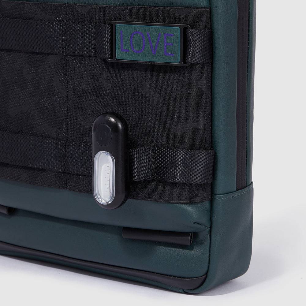Piquadro Personalizable, modular iPad® crossbody bag Vendita Economica