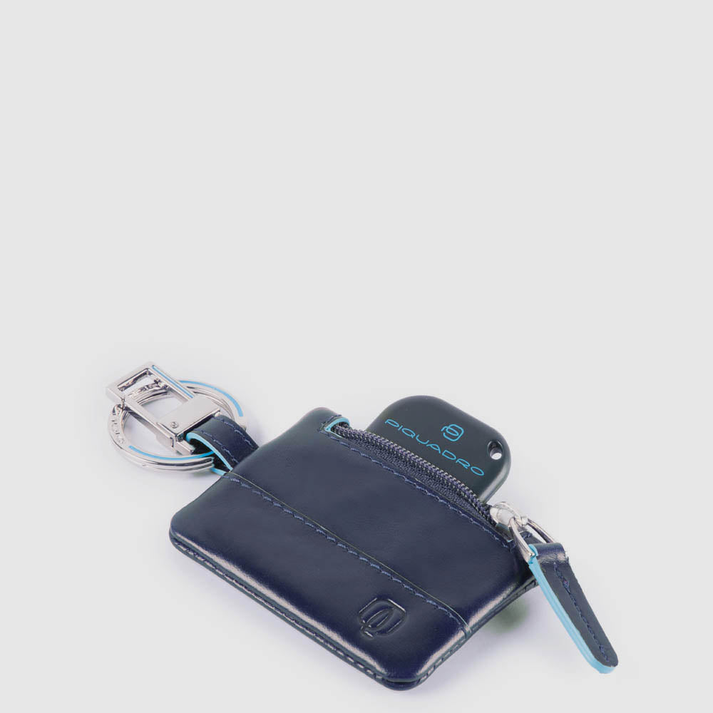 Piquadro Keychain with CONNEQU and side zipped pocket Vendita