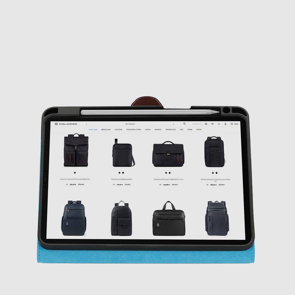 Piquadro iPad®Pro 11’’ stand up leather case Prezzo Ridotto