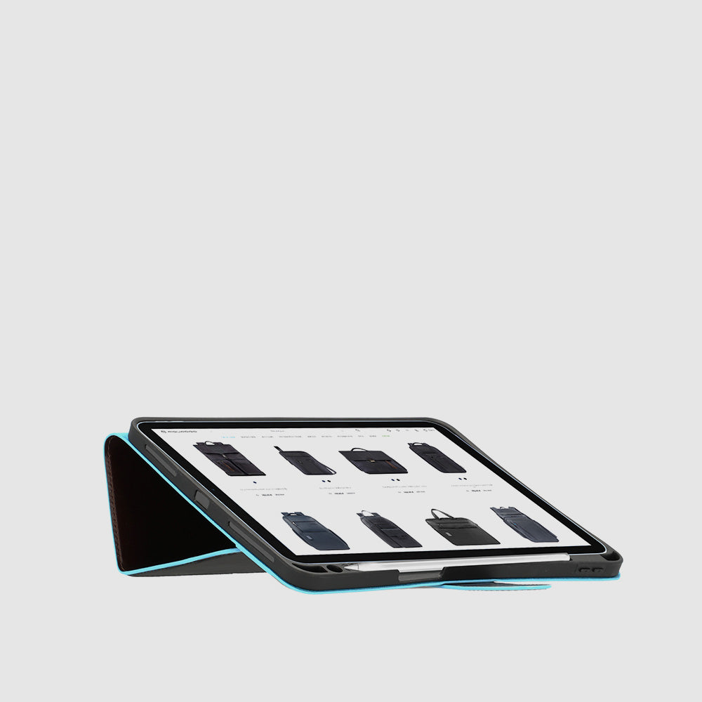 Piquadro iPad®Pro 11’’ stand up leather case Prezzo Ridotto