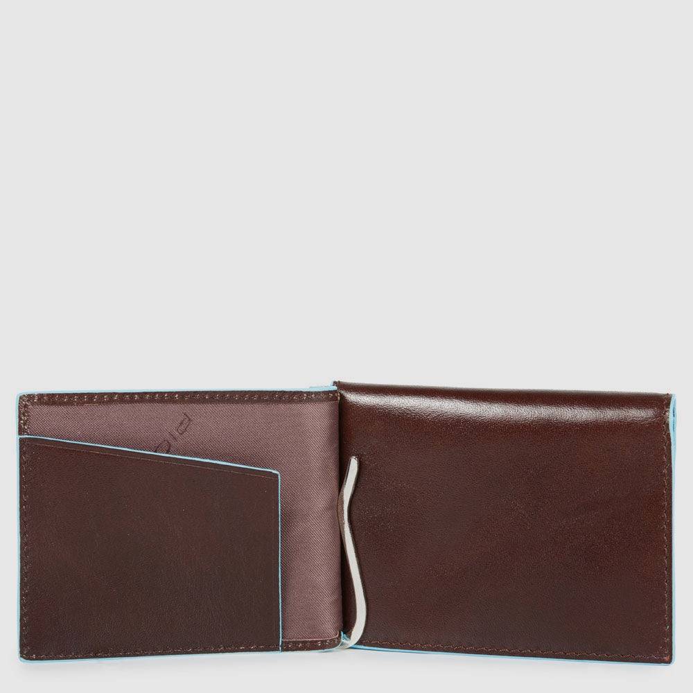 Piquadro Men’s vertical wallet samll with money clip Economico
