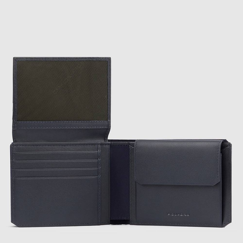 Piquadro Men’s wallet with flip up ID window Outlet