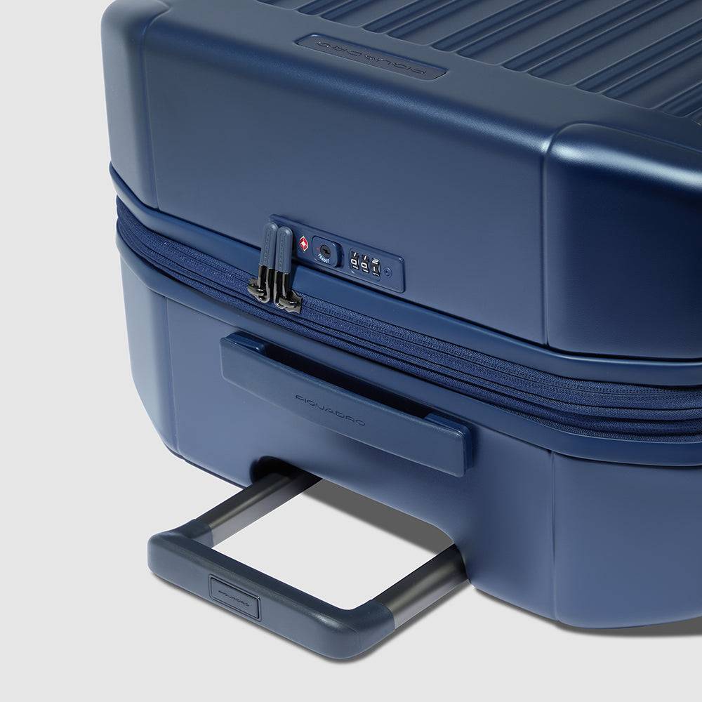 Piquadro Medium size, expandable hardside spinner Vendita Economica