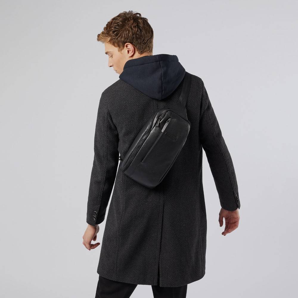 Piquadro Monosling bag with RFID anti-fraud protection Italy