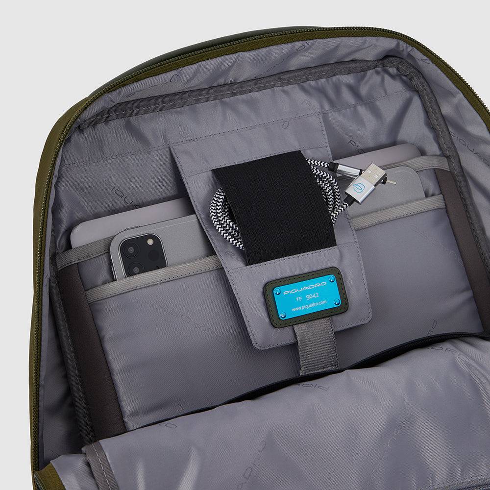 Piquadro Computer 15,6" and iPad®Pro 12,9" backpack Italia