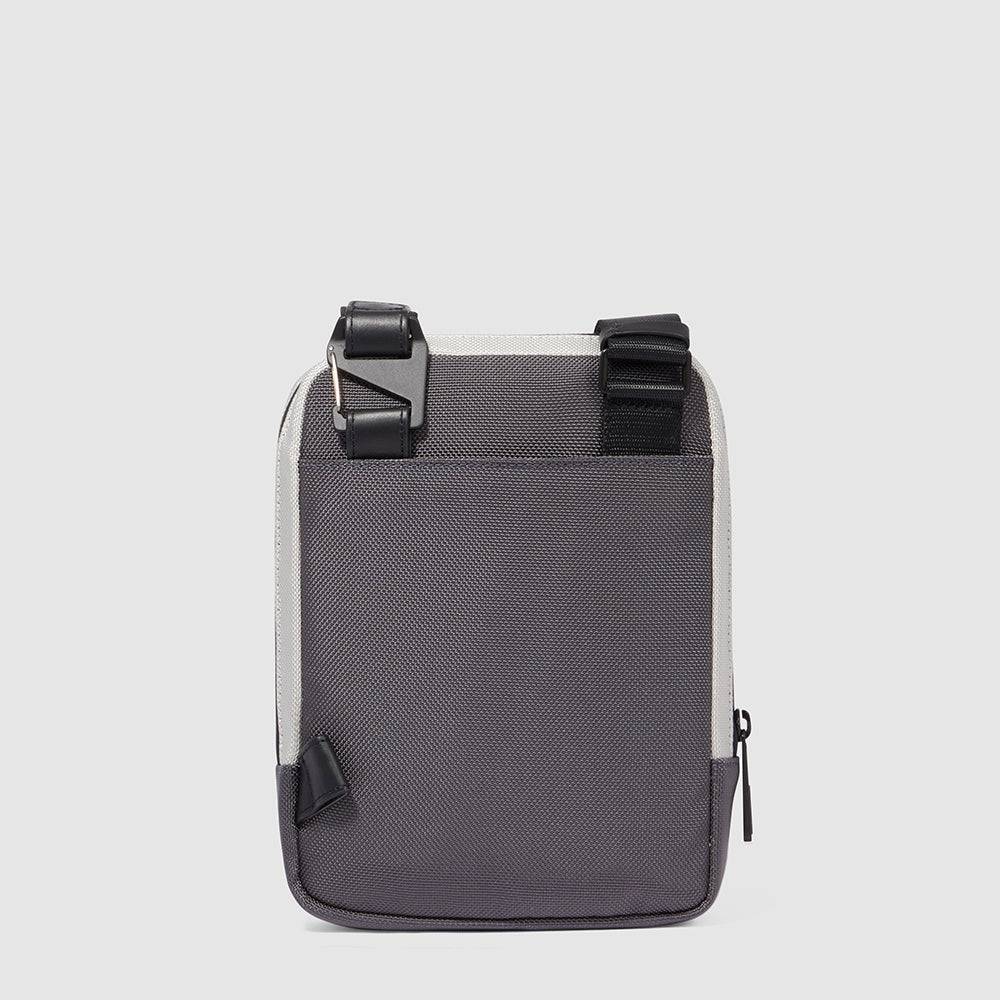 Piquadro iPad®mini pocket crossbody bag in recycled fabric Negozi Online