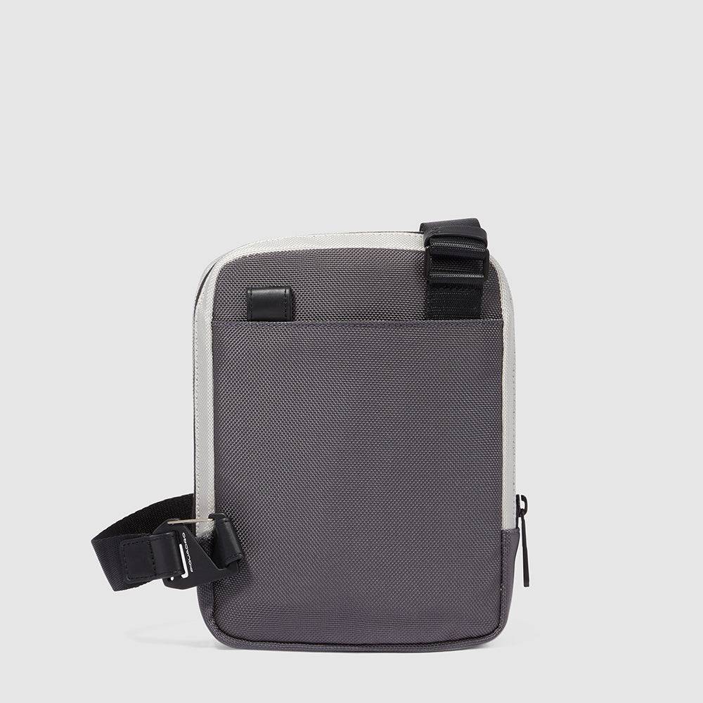 Piquadro iPad®mini pocket crossbody bag in recycled fabric Negozi Online