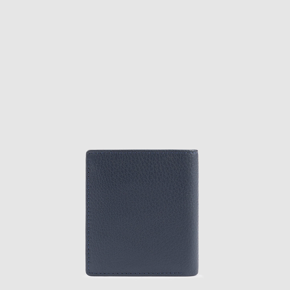 Piquadro Vertical men’s wallet with coin pocket Presa