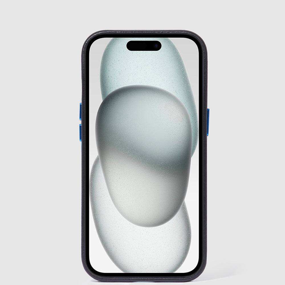 Piquadro Leather case for iPhone® 15 Plus 6,7” Online