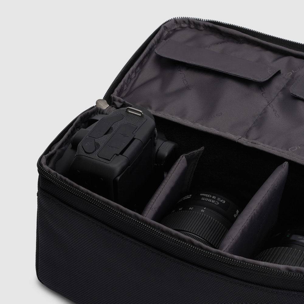 Piquadro Camera bag in recycled fabric In Vendita