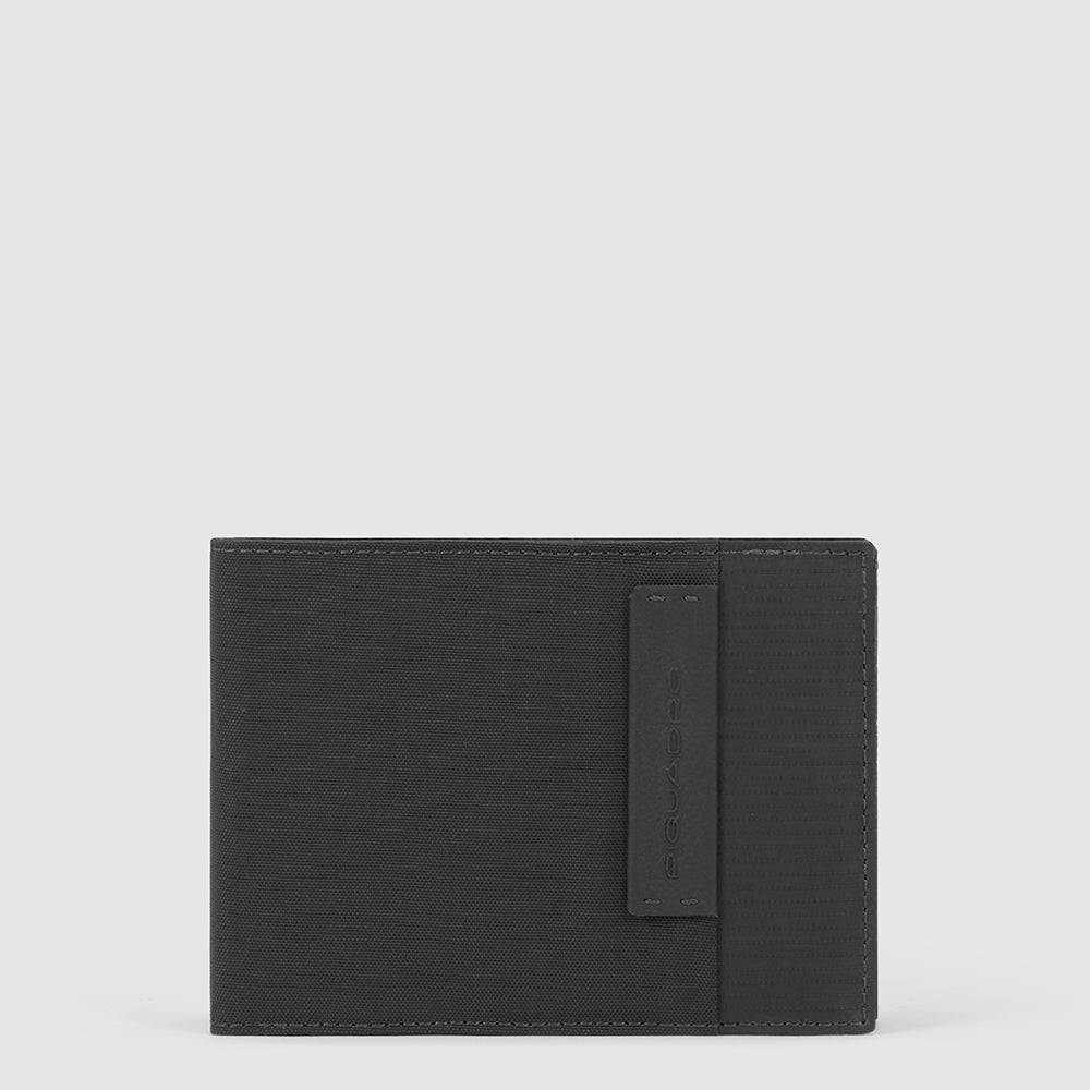 Piquadro Men’s wallet in recycled fabric Saldi Di Fabbrica