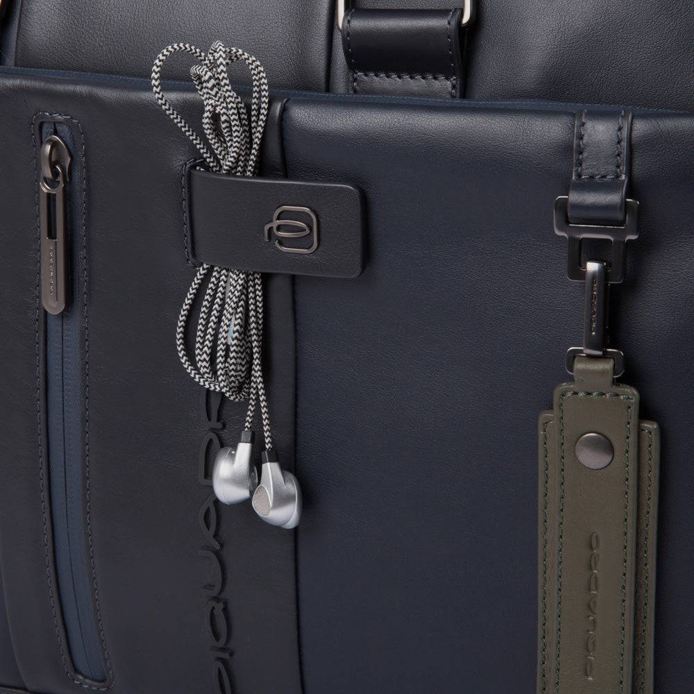 Piquadro Computer portfolio briefcase with iPad® compartmen Spedizione Gratuita