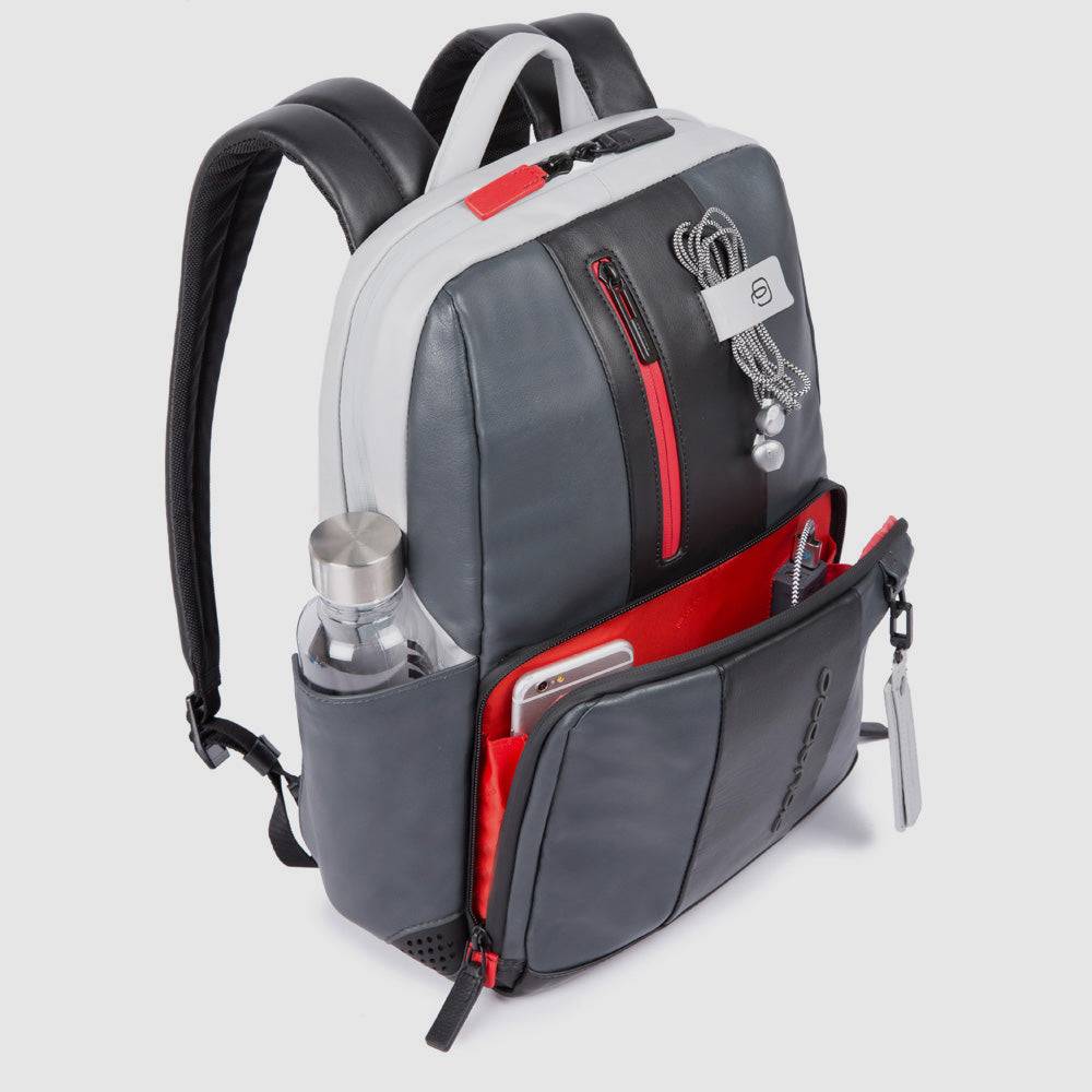 Piquadro Customizable computer backpack with iPad® compartm Soddisfazione Garantita