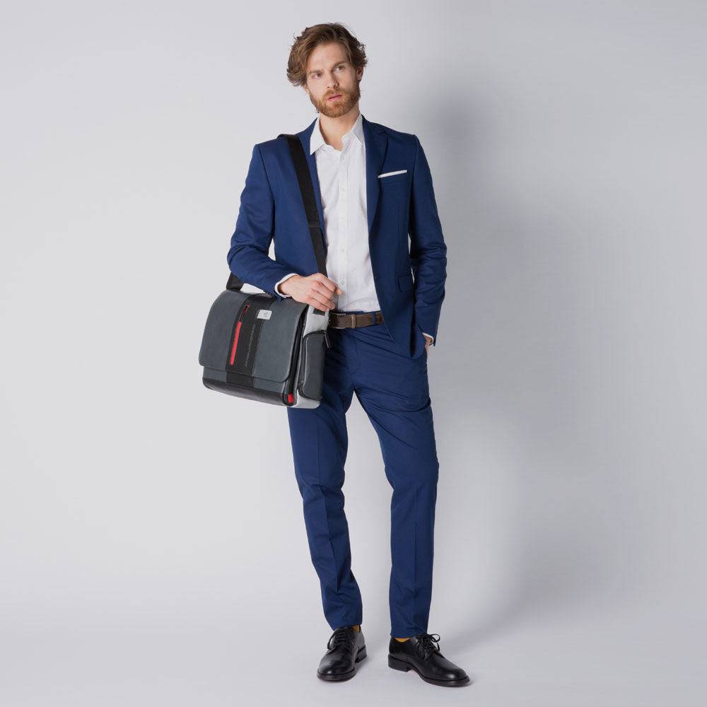 Piquadro Computer messenger with iPad®10,5"/iPad 9,7" Qualità Garantita