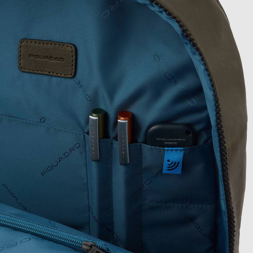 Piquadro Backpack with computer sleeve 14" In Linea