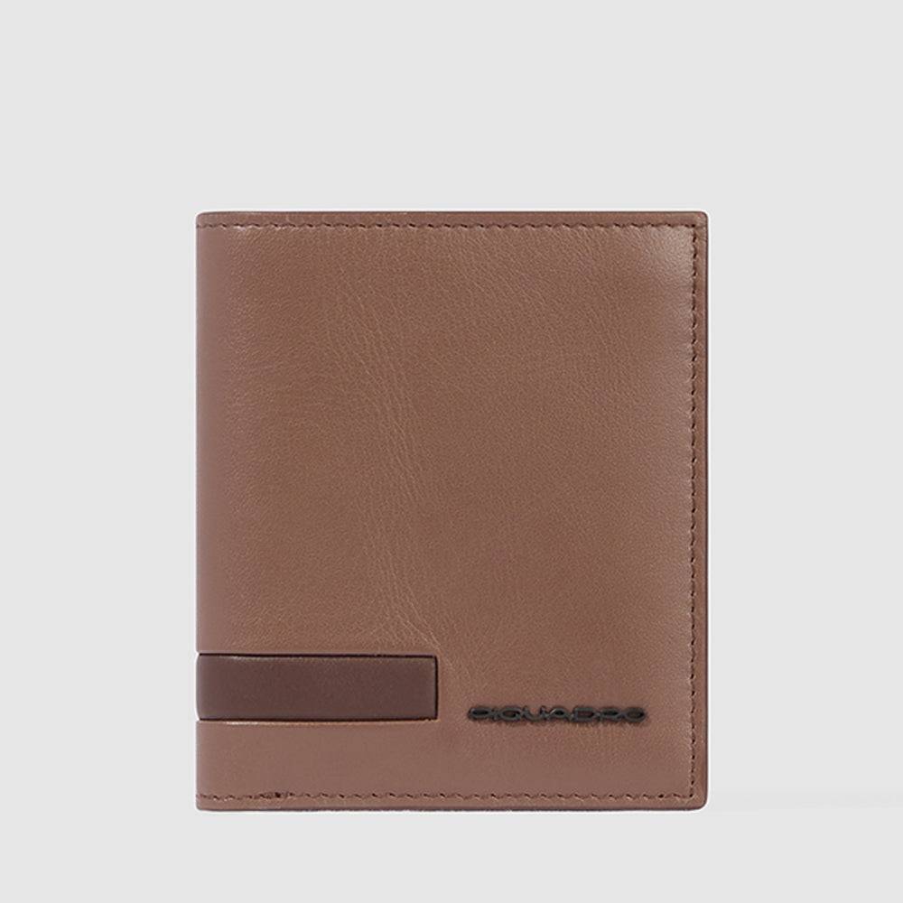 Piquadro Vertical men’s wallet with coin pocket Consegna Veloce