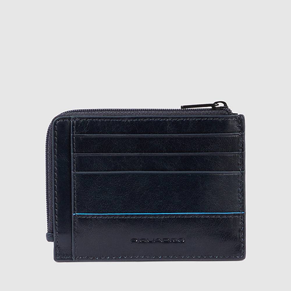 Piquadro Zipper coin pouch with document holder Fino Al -60%
