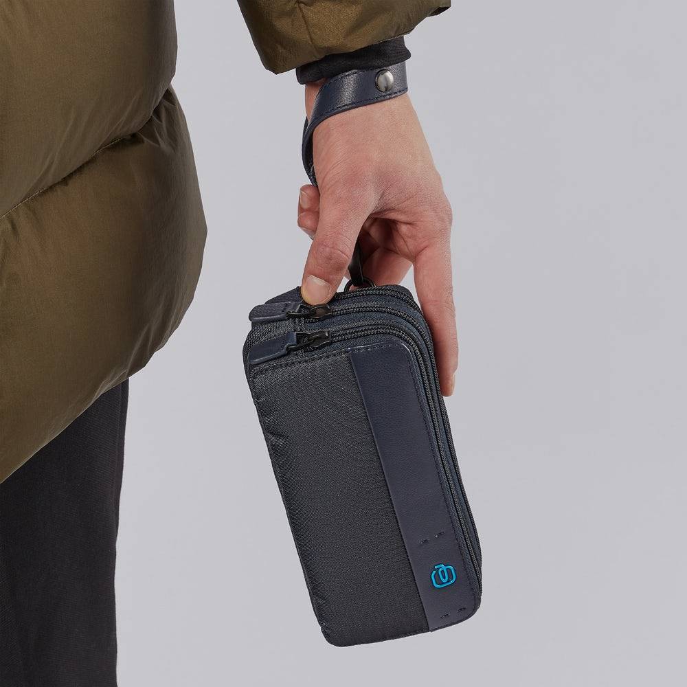 Piquadro Case with three dividers and wrist strap Shopping Online