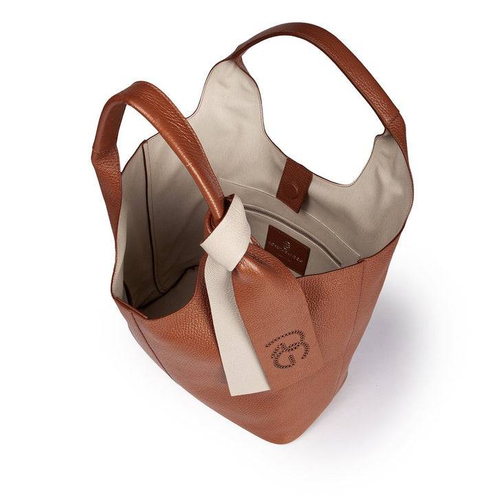 Roberta Gandolfi Maia Tote borsa hobo in pelle martellata Convenienza