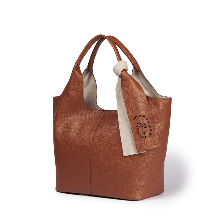 Roberta Gandolfi Maia Tote borsa hobo in pelle martellata Convenienza