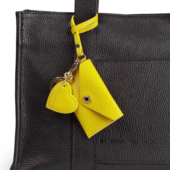 Roberta Gandolfi Tessa shopping in pelle con charms colorato e pratica tasca esterna Economico
