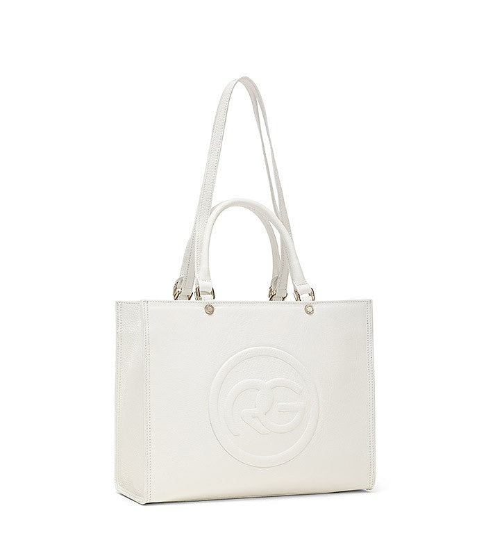 Roberta Gandolfi Roberta Pelle medium Borsa a mano in pelle con doppi spallacci per essere portata a spalla e tramezza In Saldo