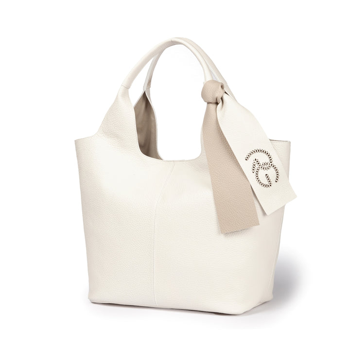 Roberta Gandolfi Maia Tote borsa hobo in pelle martellata 2025