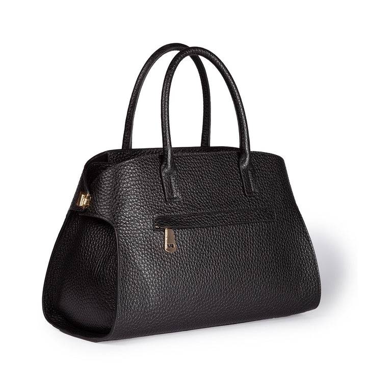 Roberta Gandolfi Elodie bowling medium borsa a mano in pelle con tracolla staccabile e regolabile Convenienza