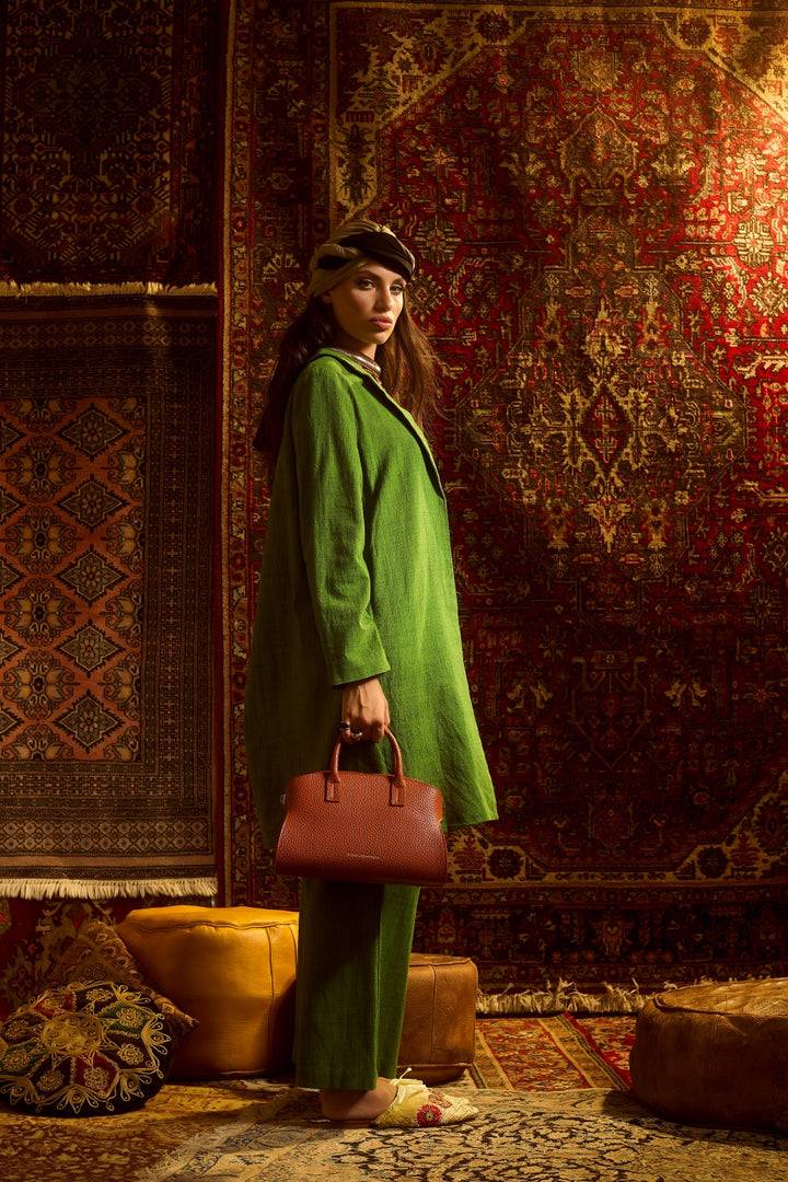 Roberta Gandolfi Elodie bowling small borsa a mano in pelle con tracolla staccabile e regolabile Online