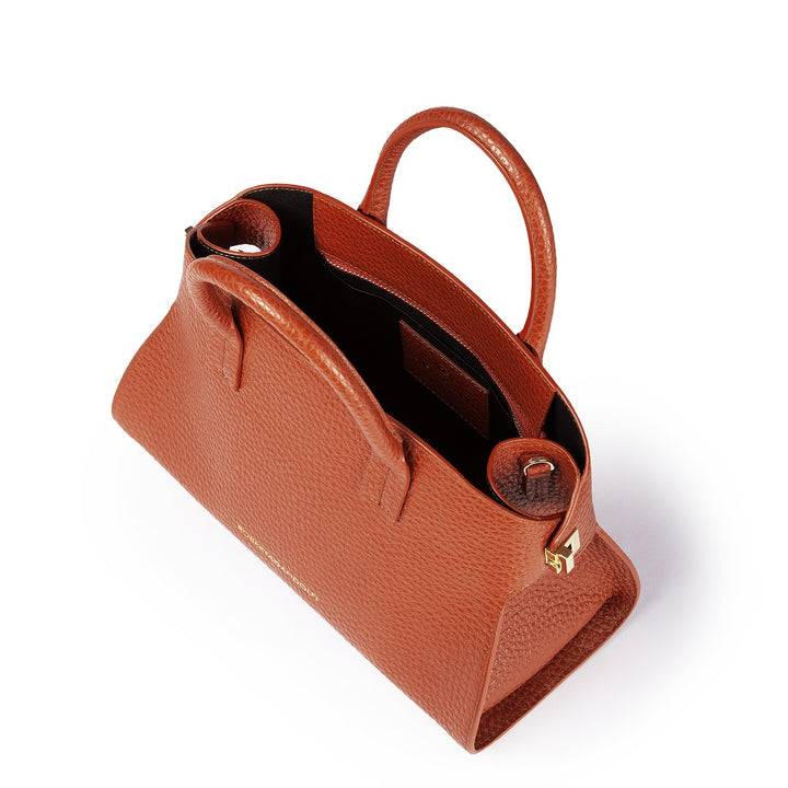 Roberta Gandolfi Elodie bowling small borsa a mano in pelle con tracolla staccabile e regolabile Online