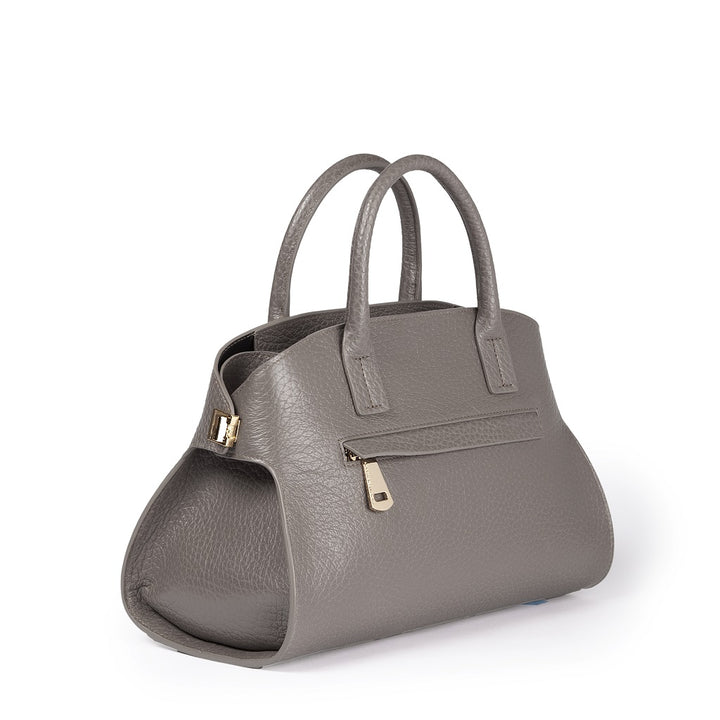 Roberta Gandolfi Elodie bowling small borsa a mano in pelle con tracolla staccabile e regolabile Outlet