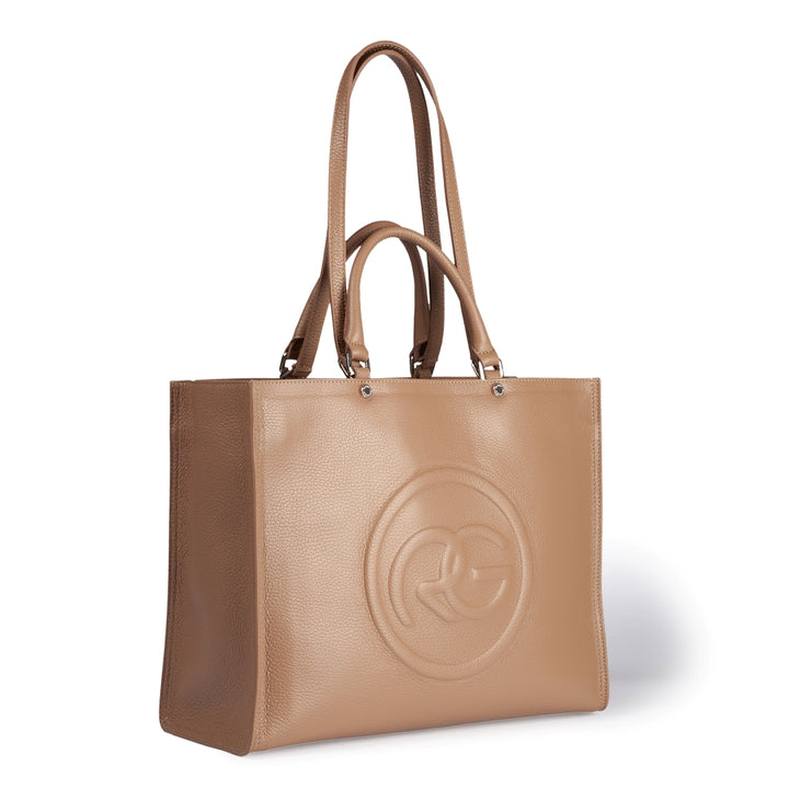 Roberta Gandolfi Roberta Pelle Large Borsa a mano in pelle con doppi spallacci per essere portata a spalla e tramezza I Più Venduti