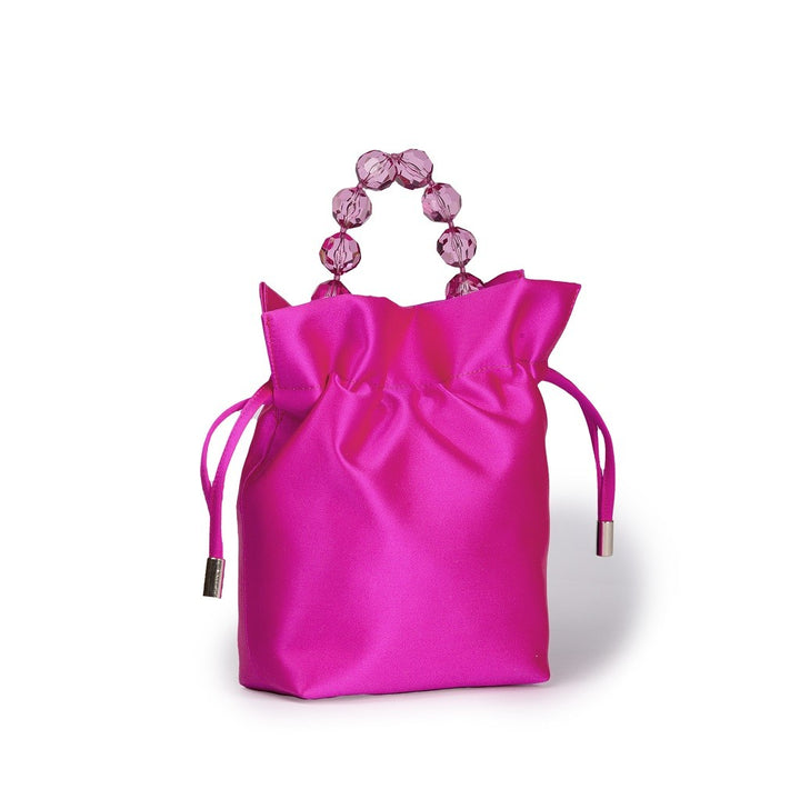 Roberta Gandolfi Sirenetta Tulip mini secchiello in raso di seta e manico gioiello Offerta