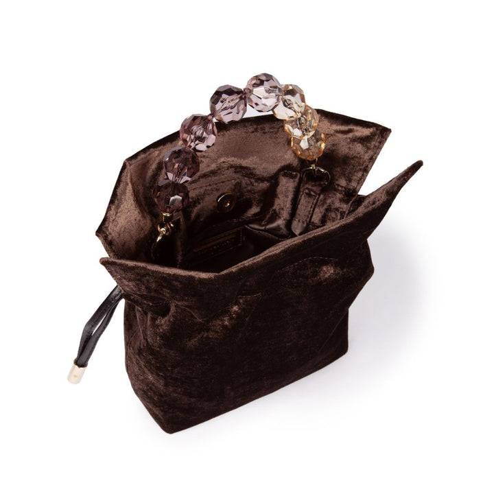 Roberta Gandolfi Sirenetta Tulip Velluto di seta e manico gioiello Outlet