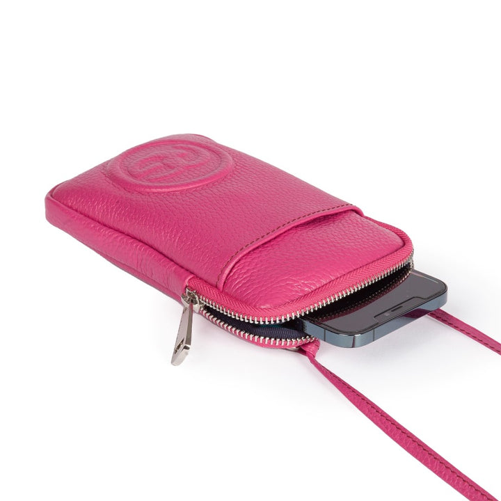 Roberta Gandolfi RG Phone holder in pelle di vitello con tracolla staccabile e regolabile In Saldo