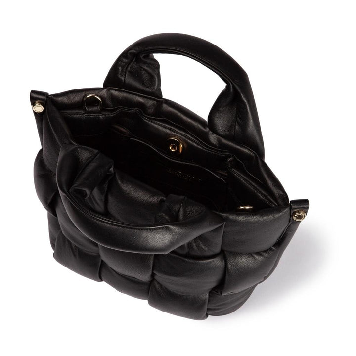 Roberta Gandolfi Greta Mini Nappa borsa in soffice pelle di agnello imbottita ed intrecciata a mano Pezzi Unici