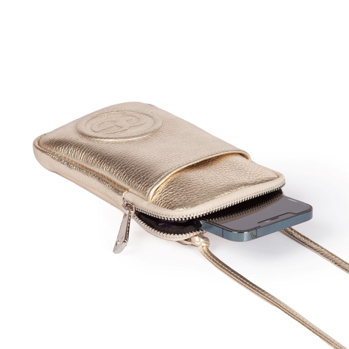 Roberta Gandolfi RG Phone holder in pelle di vitello con tracolla staccabile e regolabile Fino Al -60%