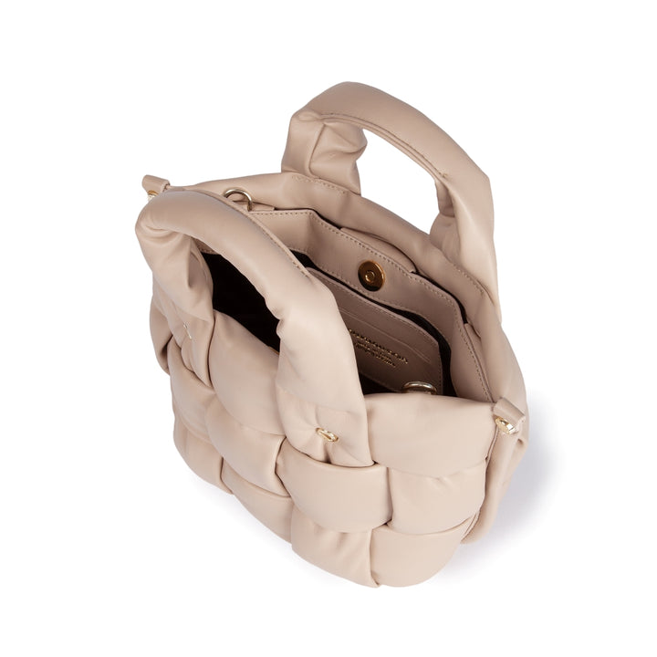 Roberta Gandolfi Greta Mini Nappa borsa in soffice pelle di agnello imbottita ed intrecciata a mano Economico