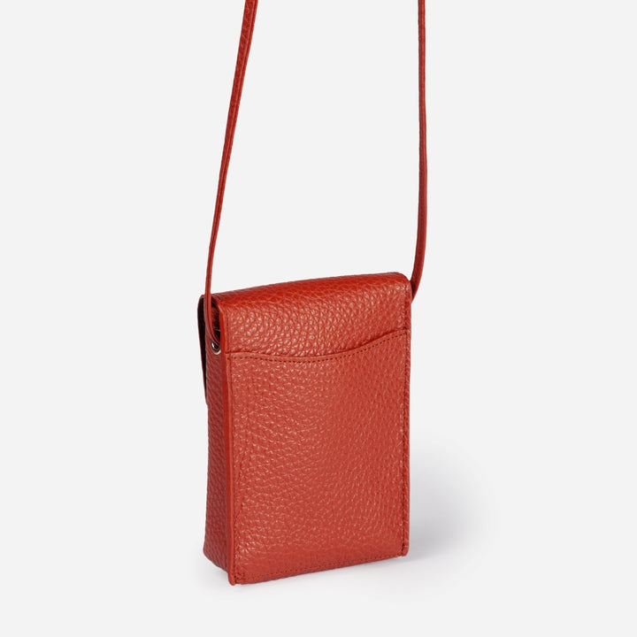 Roberta Gandolfi Elodie minibag and phoneholder in pelle con pratica tasca esterna e tracolla regolabile Vendita Calda