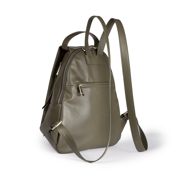Roberta Gandolfi Micol Backpack in vitello liscio multitasche Nuova