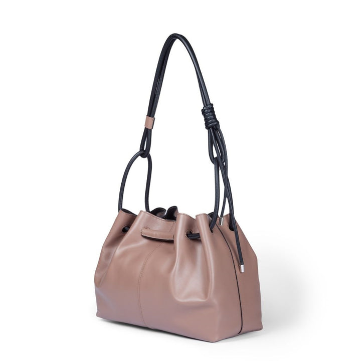 Roberta Gandolfi Gisella Large borsa con doppia portabilità mano o spalla in morbido vitello Nuova