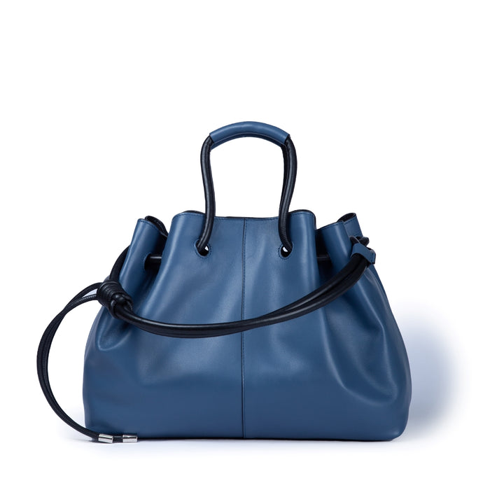 Roberta Gandolfi Gisella medium borsa con doppia portabilità mano o spalla in morbido vitello Italy