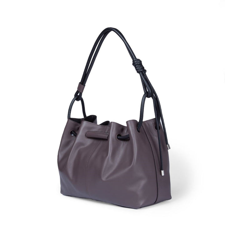 Roberta Gandolfi Gisella medium borsa con doppia portabilità mano o spalla in morbido vitello Italia