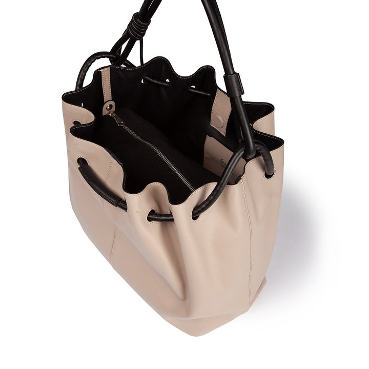 Roberta Gandolfi Gisella Large borsa con doppia portabilità mano o spalla in morbido vitello Soddisfazione Garantita