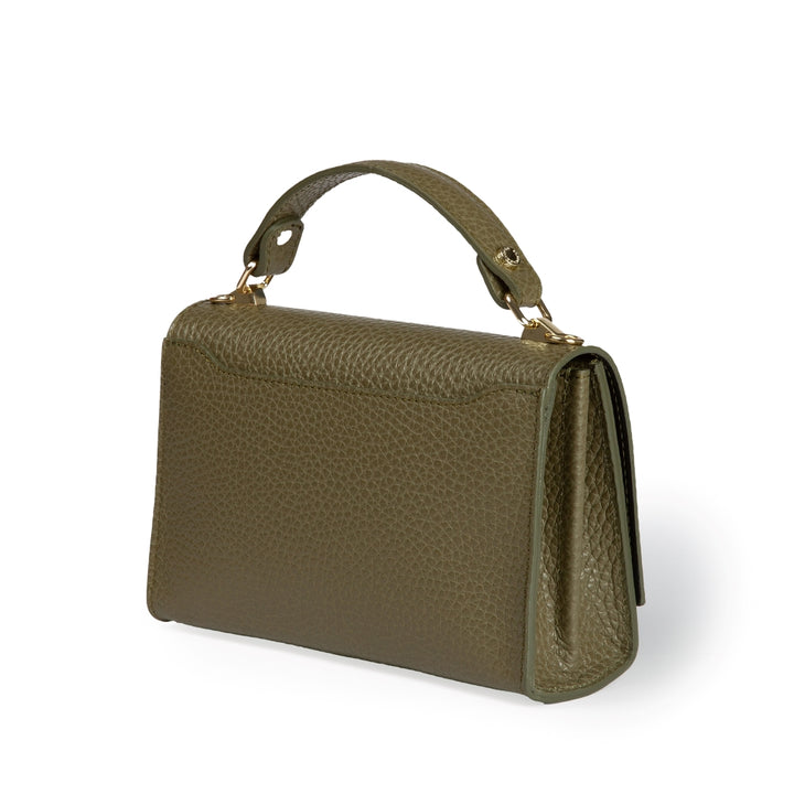 Roberta Gandolfi Elodie compact crossbody borsa in pelle con tramezza interna e tasca esterna con tracolla staccabile e regolabile Negozio